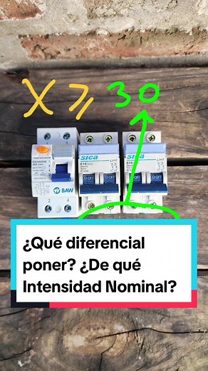 como elegir el diferencial. de cuanto debe ser el diferencial. de que intensidad nominal debe ser el diferencial. que disyuntor se debe poner en una casa? de cuanto debe ser el disyintor? de 25? de 40? cual diferencial poner? #cursodeelectricidad