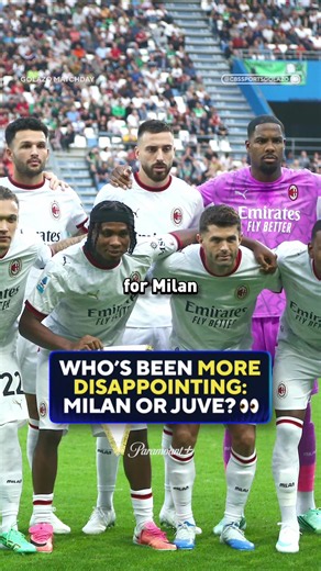 Juventus and AC Milan are still searching for their best form 👀 #GolazoMatchday #SerieA