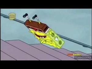 SPONGEBOB SQUAREPANTS FALLING DOWN STAIRS (PART 2)