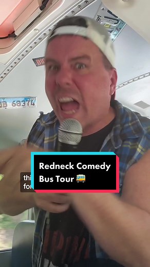 Check out the Redneck Comedy Bus Tour in Branson, Missouri! #branson #missouri #vacation #thingstodo #comedyclub #comedian #standup #improv #satirahlovesbranson