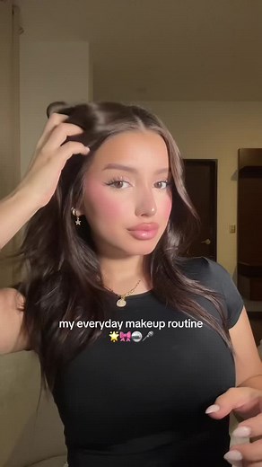 everyday makeup routine 🕺🏻🪩🎀🌟 (ig: michellegzaa) #fyp #sephora #grwm #makeup #routine