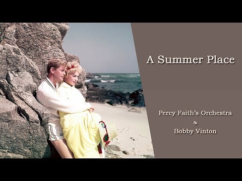 A Summer Place - Percy Faith Orchestra & Bobby Vinton (with lyrics/한글)