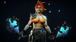 Female Warrior - 3D model by Erfangharib