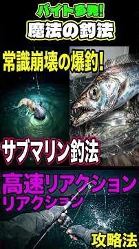 【太刀魚】高速リアクション!バイト多発の魔法の釣法#太刀魚釣り#ショアドラゴン#サブマリン釣法