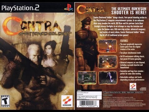 Contra Shattered Soldier (2002) Sony PS2 Playthrough