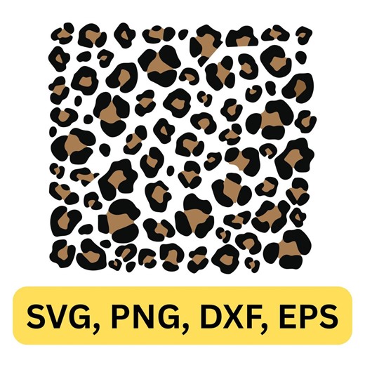 Leopard Pattern Svg, Leopard Print Svg, Cheetah Print Svg, Animal Print SVG, Seamless Repeating Pattern PNG, Dxf, Eps | Digital Download - Etsy