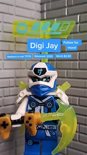 Lego Ninjago Jay Digi Minifigure Review