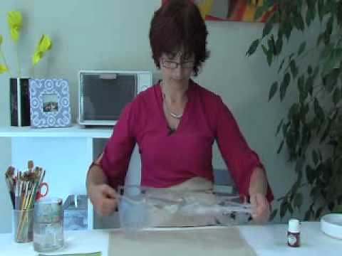 Pebeo - Setacolor Paint : How to Use a Stencil with Fabric Paints