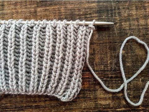 Puntada dos agujas: Punto Inglés ¡Paso a paso!