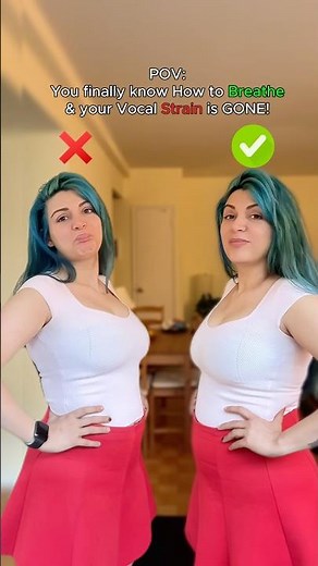 This One Simple Shift in your Breathing Will get rid of Vocal Strain! 🤩
