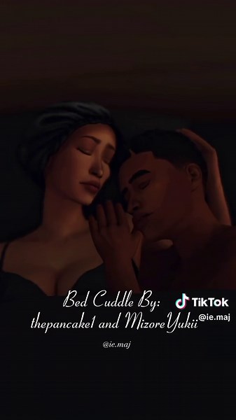 Sims 4 mods you need Pt. 1 - Bed Cuddle by: thepancake1 and MizoreYukii | This mod allows you to cuddle in bed with your romantic Partner. They have two variants: Regular speed and no super speed. The no super speed variant disables super speed 3 when your sim sleeps. You can only add one in your game. | #sims4 #ts4aesthetic #blacksimmer #simtok #bedcuddlemod #aestheticgameplay #sims4modfinds #sims4modsyouneed #ts4community #ts4mods #aestheticsims4mods