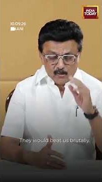 M K Stalin Hits Back At Vijay Over Jaw Gesture, Recalls Emergency-Era Jail Ordeal #mkstalin #vijay