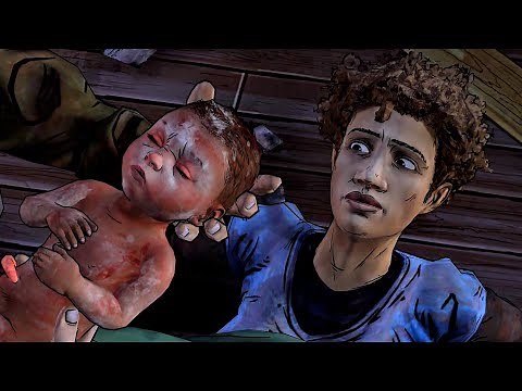 Rebecca Gives Birth to AJ (Kenny, Clementine & AJ | Walking Dead | Telltale Games)