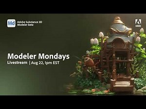 Modeler Mondays: Quick Quirky Character Creation with Ryan Corniel | Adobe Substance 3D