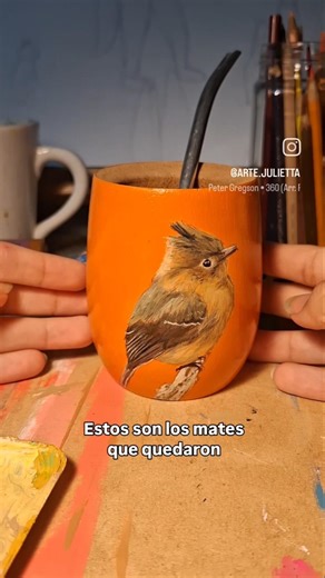 Tambien realizo encargos en mates de acero, macetas y cuadros