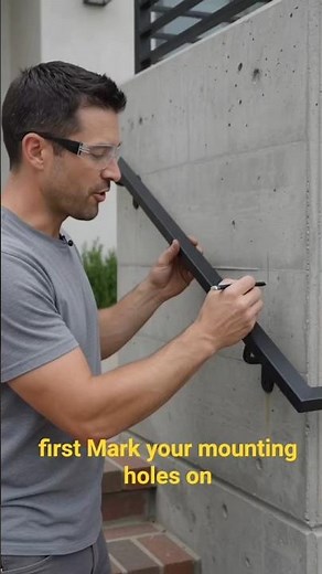 how to install a steel hand rail#shorts #welding #subscribe #construction
