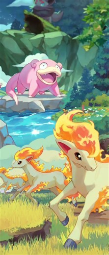 Mega Shine Mew Pull animation