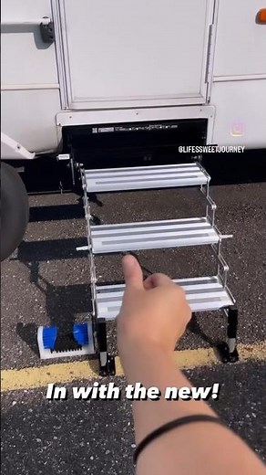 New RV Steps! RV Stair Install #rvaccessories #rvlife
