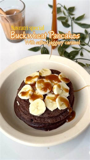 Navratri Special Buckwheat Pancakes 🥞 | Healthy, Soft & Soo Yummyy ✨#shorts