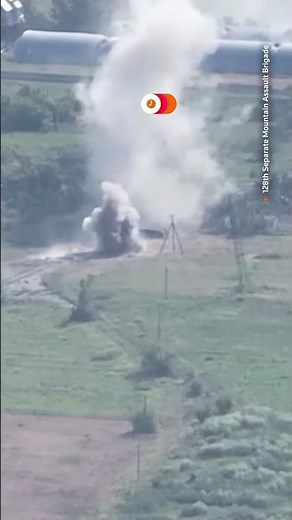 Ukrainian drone shows strike on Russian tanks