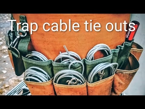 Cheap and easy way to make a TRAP Cable Tie Outs