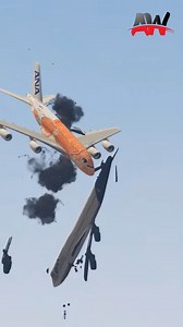 Unbelievable MidAir Collision Two Giant Planes Clash | Airplane World