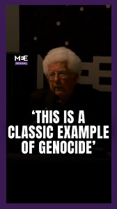 Speaking at a screening of the documentary 'Under Fire: Israel's war on medics', Israeli historian and author Avi Shlaim accused Israel of committing "domicide" and "ecocide" in Gaza, where he says the war has turned the strip into a "mass grave" and a "wasteland" after Israel damaged 70% of homes in the besieged enclave. Produced by Middle East Eye and presented by award-winning journalist Hind Hassan, the documentary examines Israel's destruction of the healthcare system in Lebanon and Gaza, s