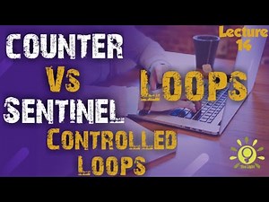 difference between counter and sentinel controlled loops