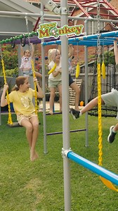 Join the Funky Monkey family for a childhood filled with play! Our free-standing and modular backyard Monkey Bars and Swing Sets are designed for endless fun and growth. Made with love in Australia, ensuring top-notch quality for maximum safety and enjoyment. Let your kids swing, climb, and explore the joy of outdoor play with Funky Monkey Bars! 🐒🌟 #FunkyMonkeyFamily #OutdoorFun #MadeInAustralia | Funky Monkey Bars