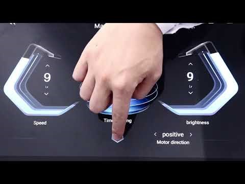 V-shape machine installation and operation