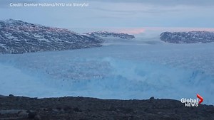 Massive iceberg chunk breaks off in Greenland