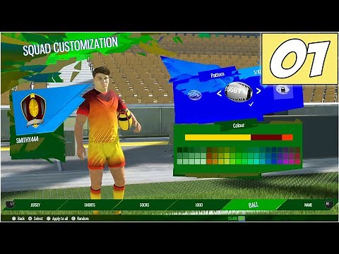 Rugby 22 - CREATING OUR TEAM in Career Mode | Part 1 (Rugby 22 PS5 Gameplay)