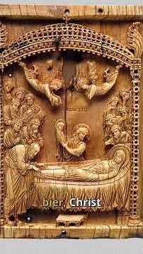 Koimesis Ivory: Christ Holds Mary — Byzantine Art Theology - Scriptorium