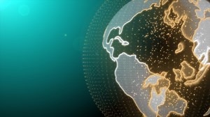 Download Futuristic Earth Hologram for free