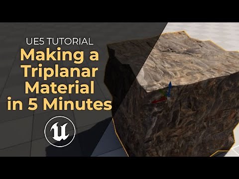 Making a Triplanar Material in 5 Minutes UE5