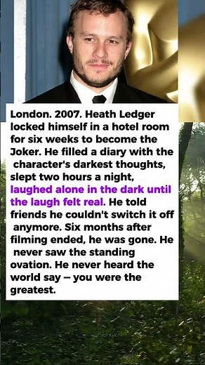 He Played the Joker & Lost His Mind Doing It | Heath Ledger