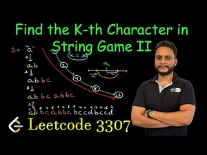 Find the K-th Character in String Game II | Leetcode 3307