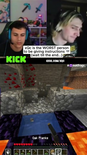 xQc should NEVER give instructions...