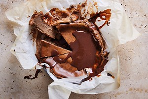 Burnt Basque chocolate cheesecake
