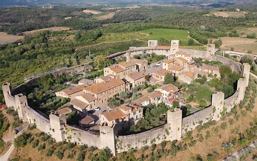 【超清意大利】漫步托斯卡纳大区锡耶纳省城市 蒙特里久尼 (2021.8拍摄,1080P高清版) 2022.1