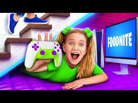 Slava vs friends: TV food battle with fruits and slimes