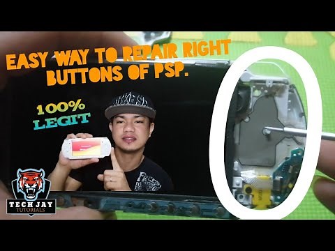 How to repair right buttons of PSP easy way 100% legit!