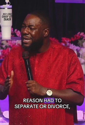 On Divorce — Reverend Craig Omorotionmwan Message
