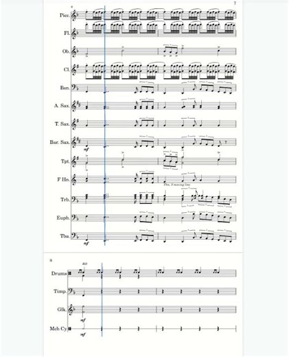 Star Wars Main Theme - Arranged for Concert Band | Scrolling Score