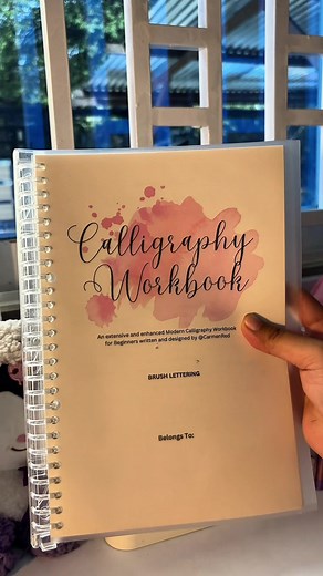 Calligraphy Workbook and Marker Guide for Beginners