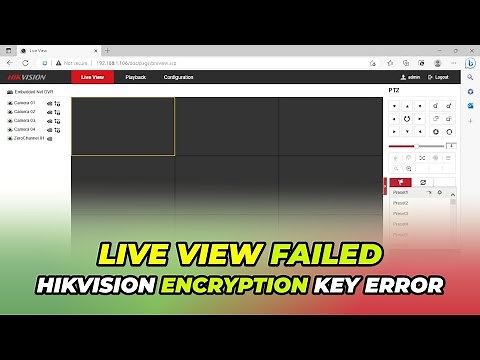 How To Fix Hikvision DVR Live View Issue in Web Browser