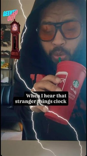 How I Act When I Hear the Stranger Things Clock — Instant PANIC Mode