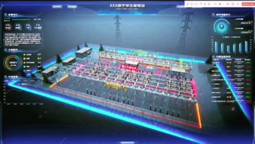 unity源码)数字孪生变电站场景