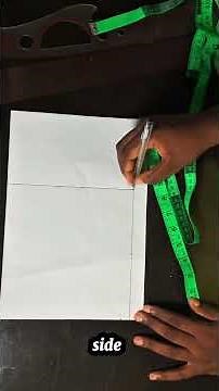 How to Draft a Basic Shirt Collar (Beginner Friendly) ✂️. #shirtcollar #collarcutting
