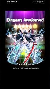 Satsuki Kiryuin upgrade and voice lines, such lazy repeater 😹 #grandsummoners #satsukikiryuin